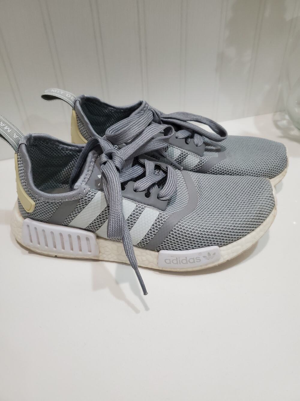 Adidas NMD R1 Grey Sneaker size 6